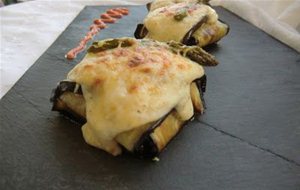 Berenjenas Rellenas Con Trigueros Y Champiñones Portobello