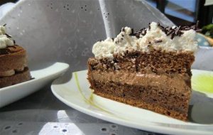 Tarta De Chocolate Y Café  Con Trufa Al Ron