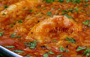 Arroz Meloso Con Cigalitas Malagueñas
