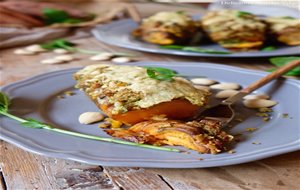 Boniatos Hasselback Con Pesto De Almendras