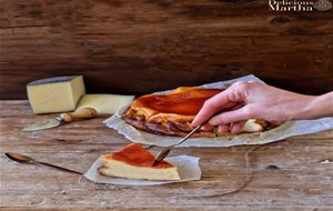 Cheesecake De Manchego Con Mermelada De Membrillo