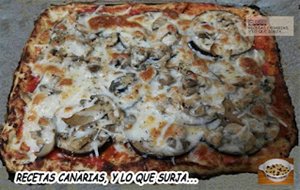 Pizza Con Masa De Coliflor