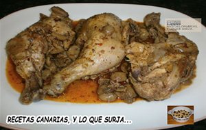 Pollo Al Chumichurri Con Champiñones