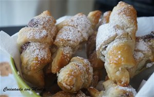 Croissants De Hojaldre Rellenos De Nutella
