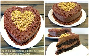 Tarta De Chocolate De San Valentín