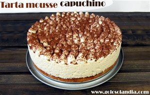 Tarta mousse capuchino