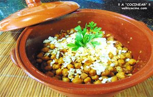 Garbanzos Fritos Con Chorizo