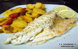 Pescado Al Horno Fácil: Pargo Con Guarnición De Patatas