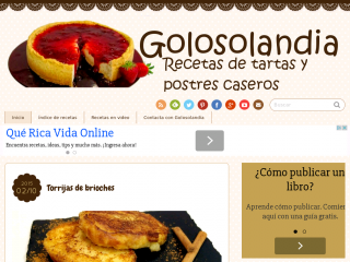 Golosolandia : Tartas Y Postres Caseros
