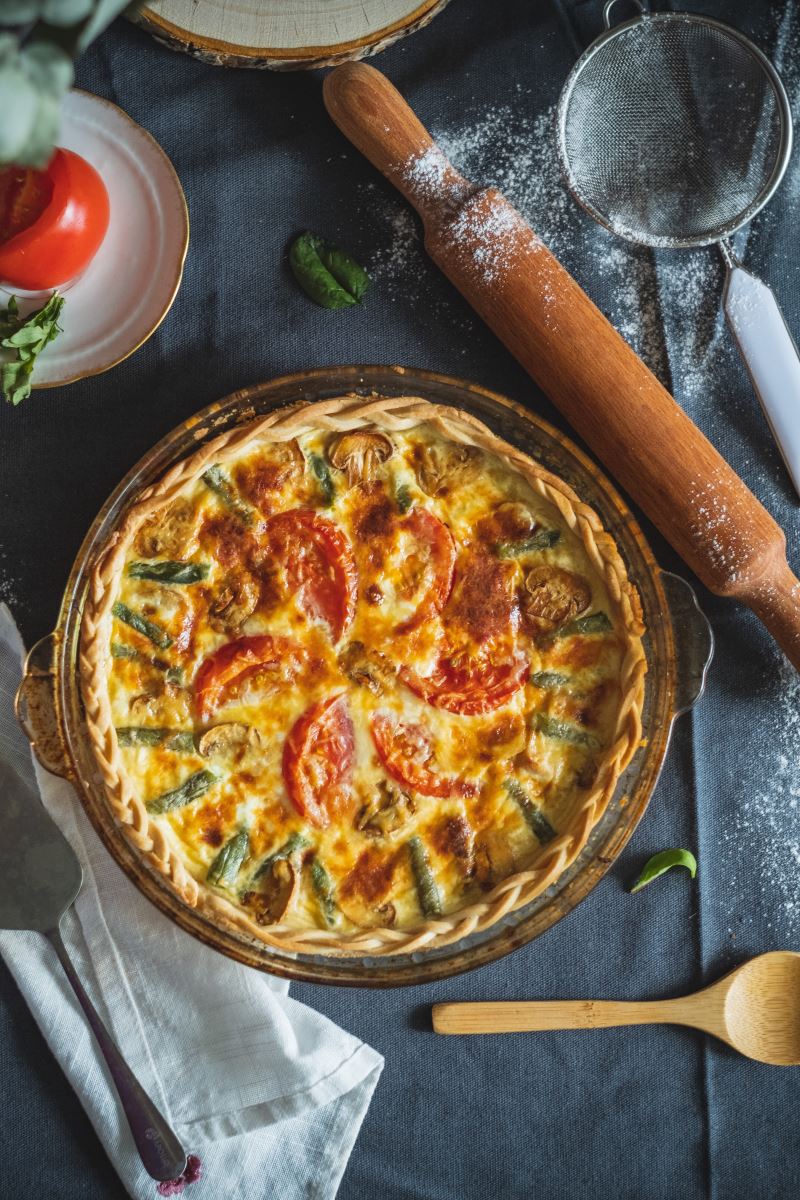 Las mejores quiche llevan jamón